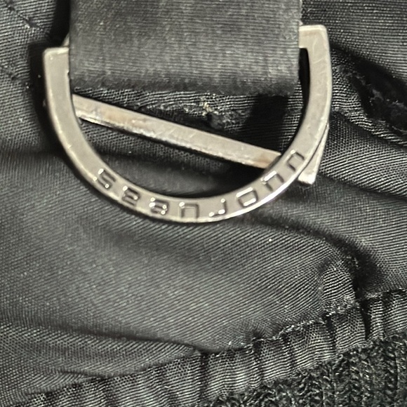 Sean John vest Y2K Faux Fur Reversible full front zip black brown tan Medium - Picture 11 of 16